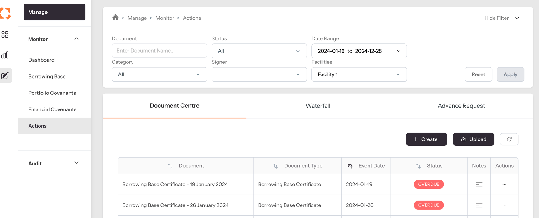 Document Center Examples Document Center